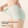 Women's Cotton 10A Antibacterial Extended Crotch High Elastic Naked Traceless Belly Retraction High Waist Panties