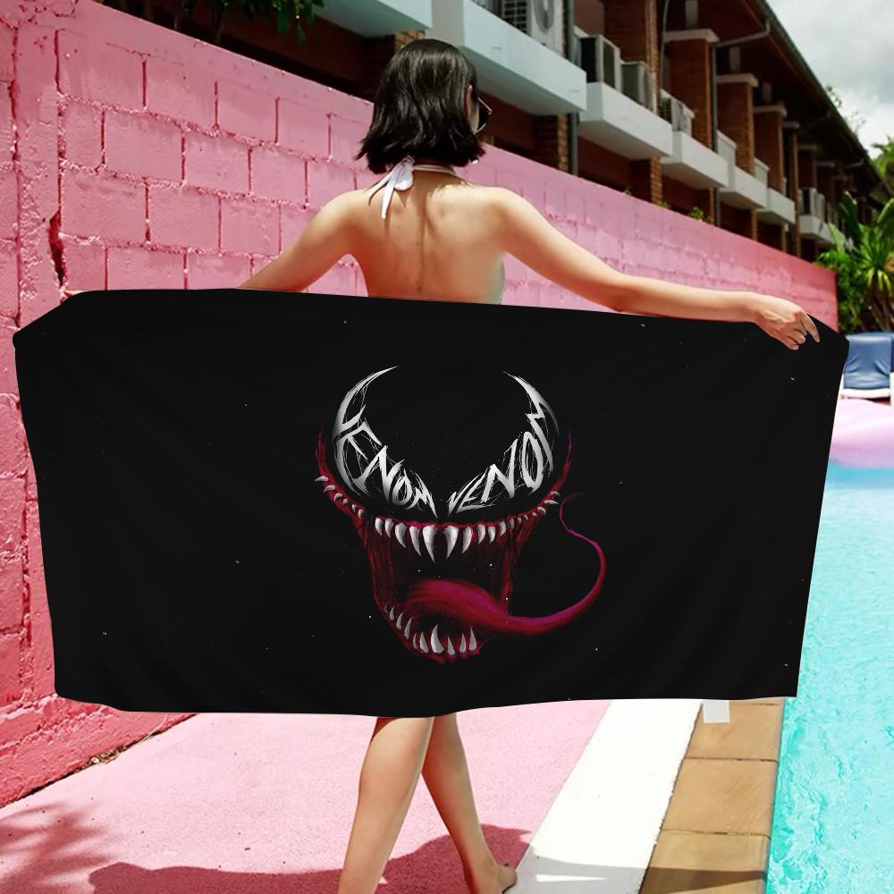 Venom Microfiber Beach Towel Absorbent Quick dry Soft Yoga Swimming Resort Mountain Climbing Towel