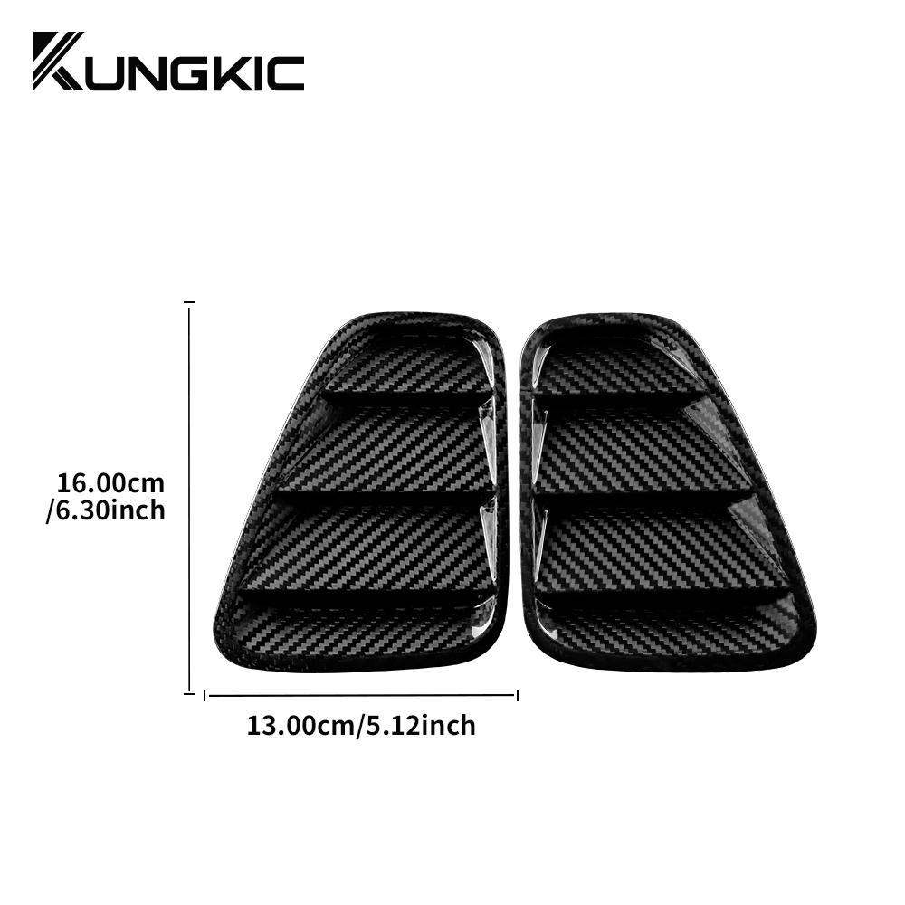 2PCS Real Hard Carbon Fiber Sticker For Fiat 500 Abarth 595 695 2017 2018 2019 2020 2025 2025 2025 Rear Tail Light Cover