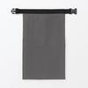 MUJI Adjustable Height Lunch Bag Roll Top Small Gray 84843068