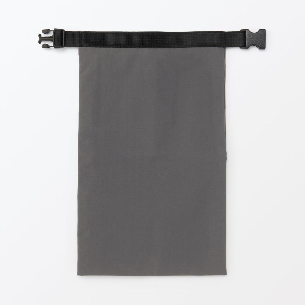 MUJI Adjustable Height Lunch Bag Roll Top Small Gray 84843068