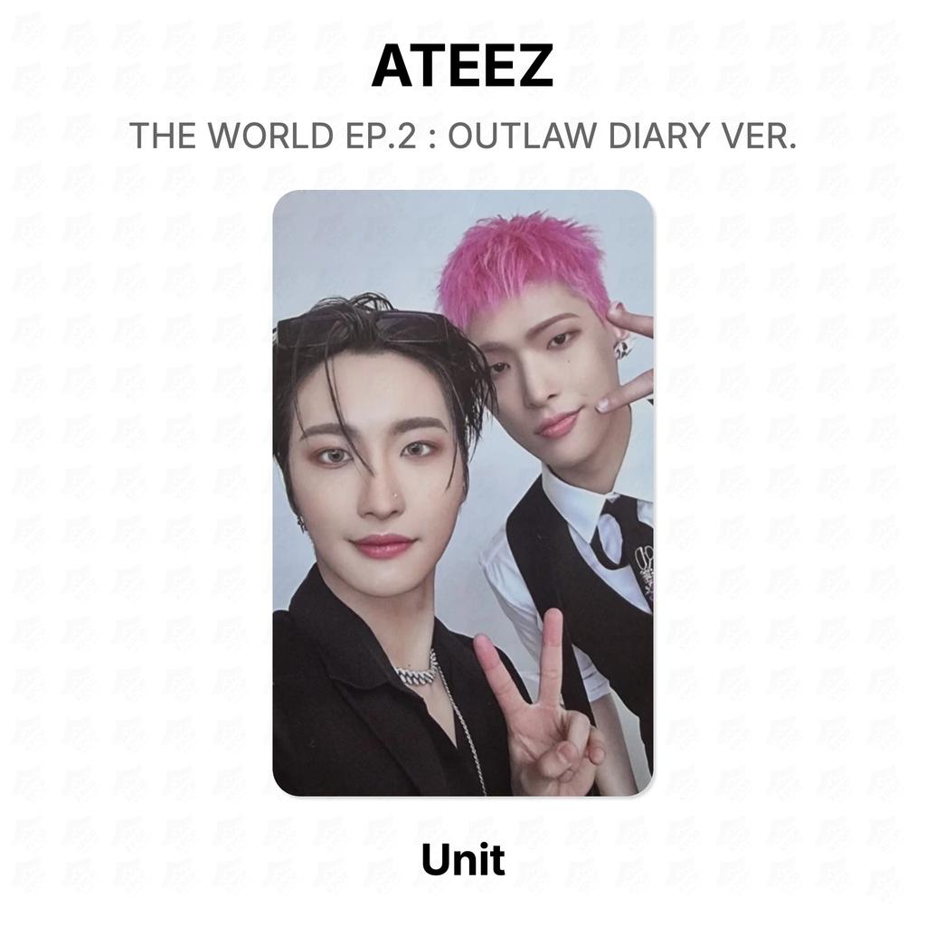 ATEEZ THE WORLD EP.2 : OUTLAW DIARY VER. Official Photocard