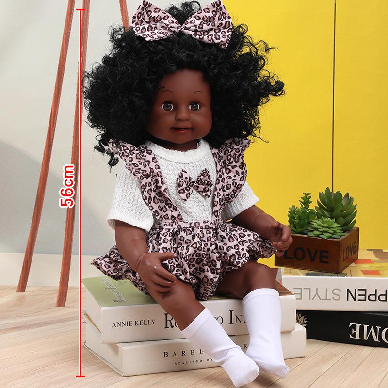56cm Reborn Simulation Barbie Baby Doll Gift Set - Soft Gel Toy for Girls