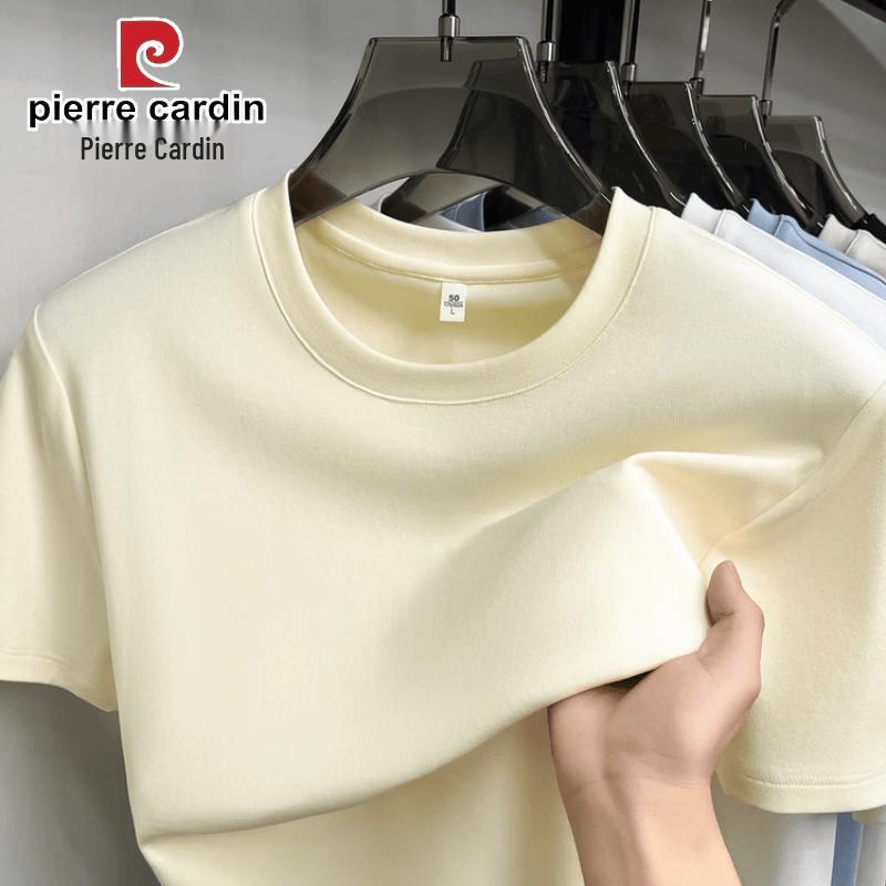 Pierre Cardin Men's Heavy Cotton Short Sleeve T-Shirt