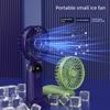 2024 New USB Rechargeable Small Fan Outdoor Portable Folding Neck Fan Silent Mini Handheld Small Fan