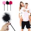 Feather Tease Brush for Couples Soft Sensual Stimulator Multi Color Sex Accessories Enhances Intimacy for Romantic Moments