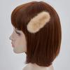 LALA Natural Mink Fur Snap Clip