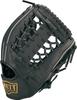 ZETT Litex Glove for Softball and Black Size 5 All-Around Baseball, Left-Handed Throw, (1900), (BSGB3910A)