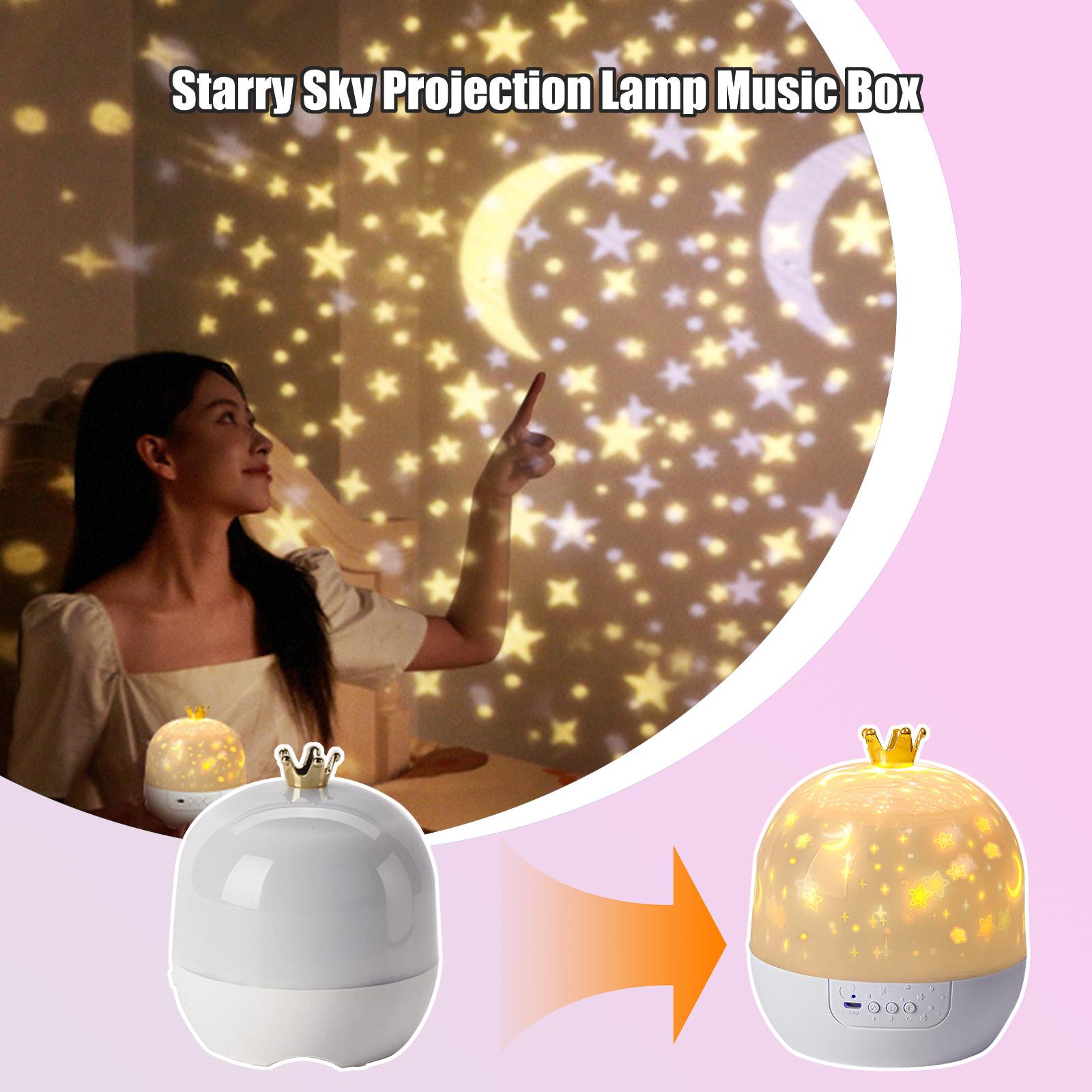 

Funny Sky Projector Lamp Music Box Music Projector Sky Lamp Projector One Size