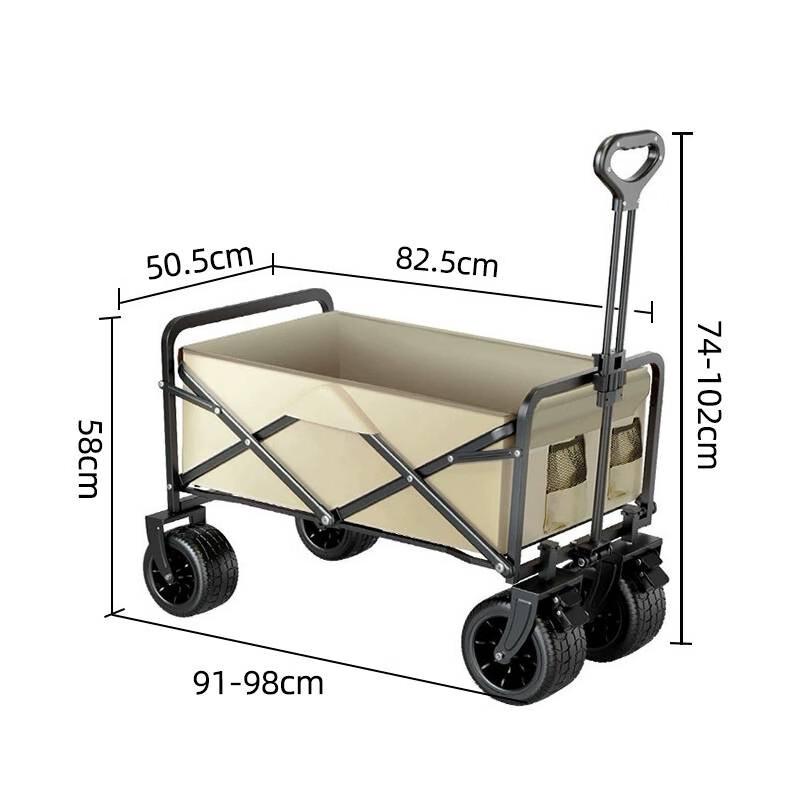 Deluxe Heavy-Duty Folding Camping Wagon