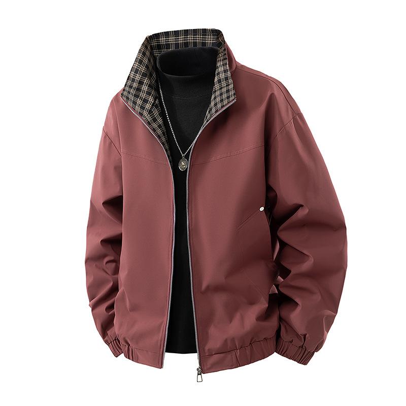 New Spring and Autumn Men's Versatile Trend Jacket High-end Loose Large Size Jacket