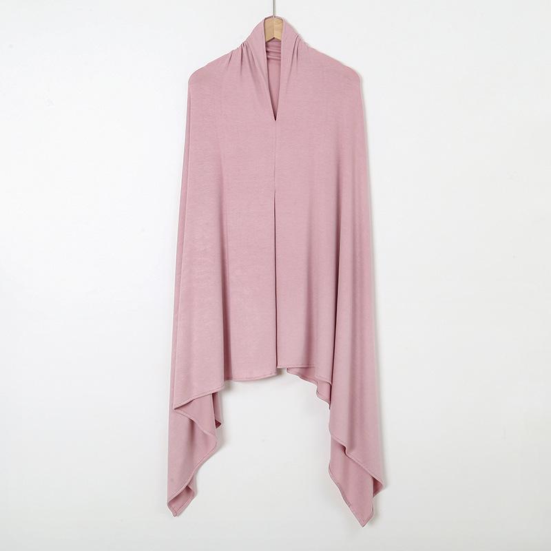 Malaysia Baotou Convenient Scarf Singed Cotton Solid Color Equal Length Sweat Cloth Headscarf