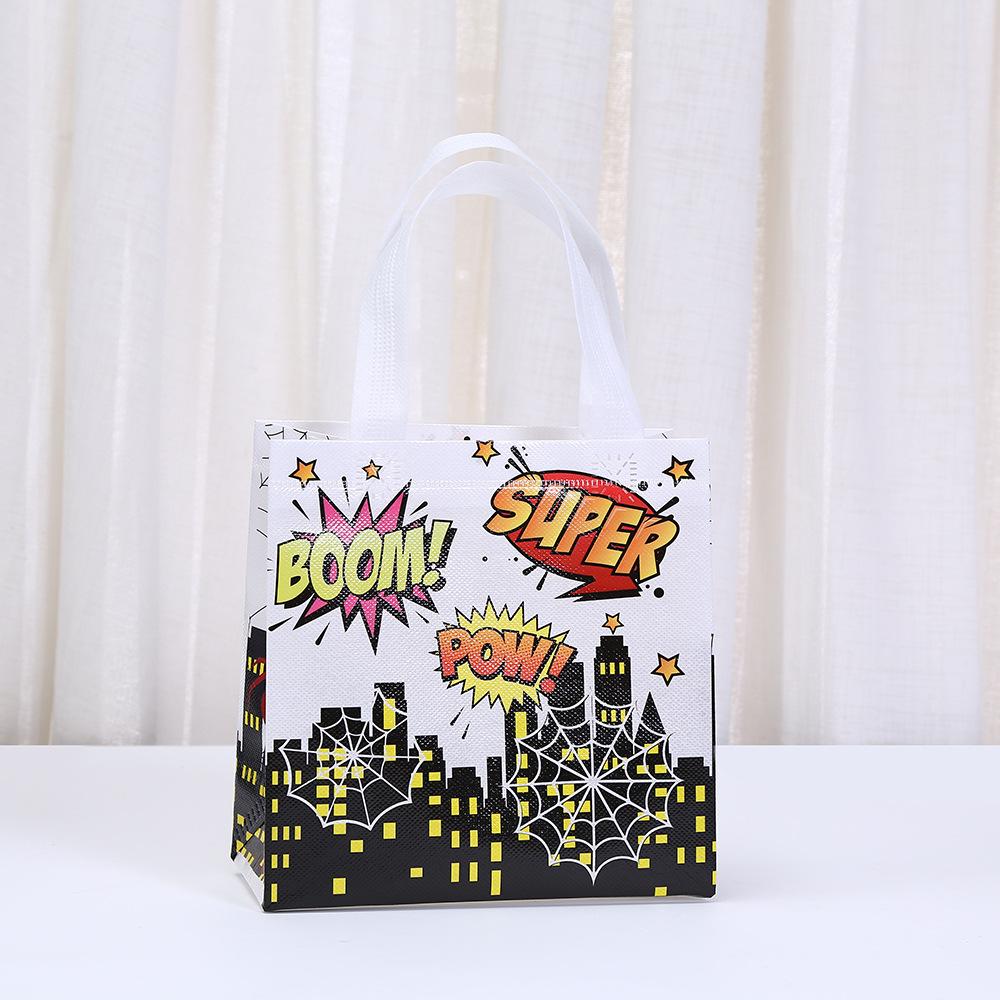 StoBag Comic Style Gift Wrapping Bags Superhero Boom Pow Bags for Sweets for Children's Birthday Candy Party Supplies
