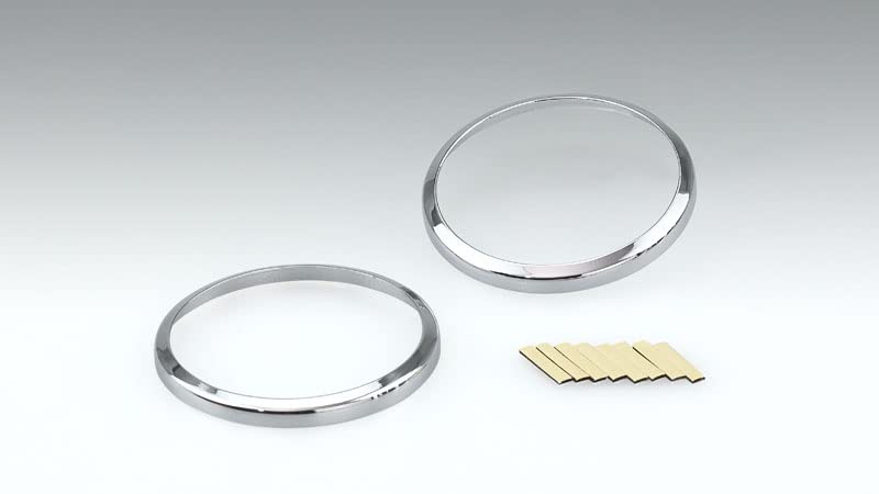 Kijima Chrome-Plated Turn Signal Rims for Honda Rebel 250/500 ('20-), Rebel 1100, and CL250/500, Set of 2 (Product Code: 217-45151)