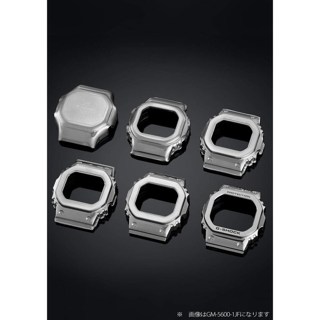 Casio G-Shock Herrenuhr mit Metallüberzug GM-5600SG-9JF, transparent – japanische Ausgabe, offizielles Lizenzprodukt