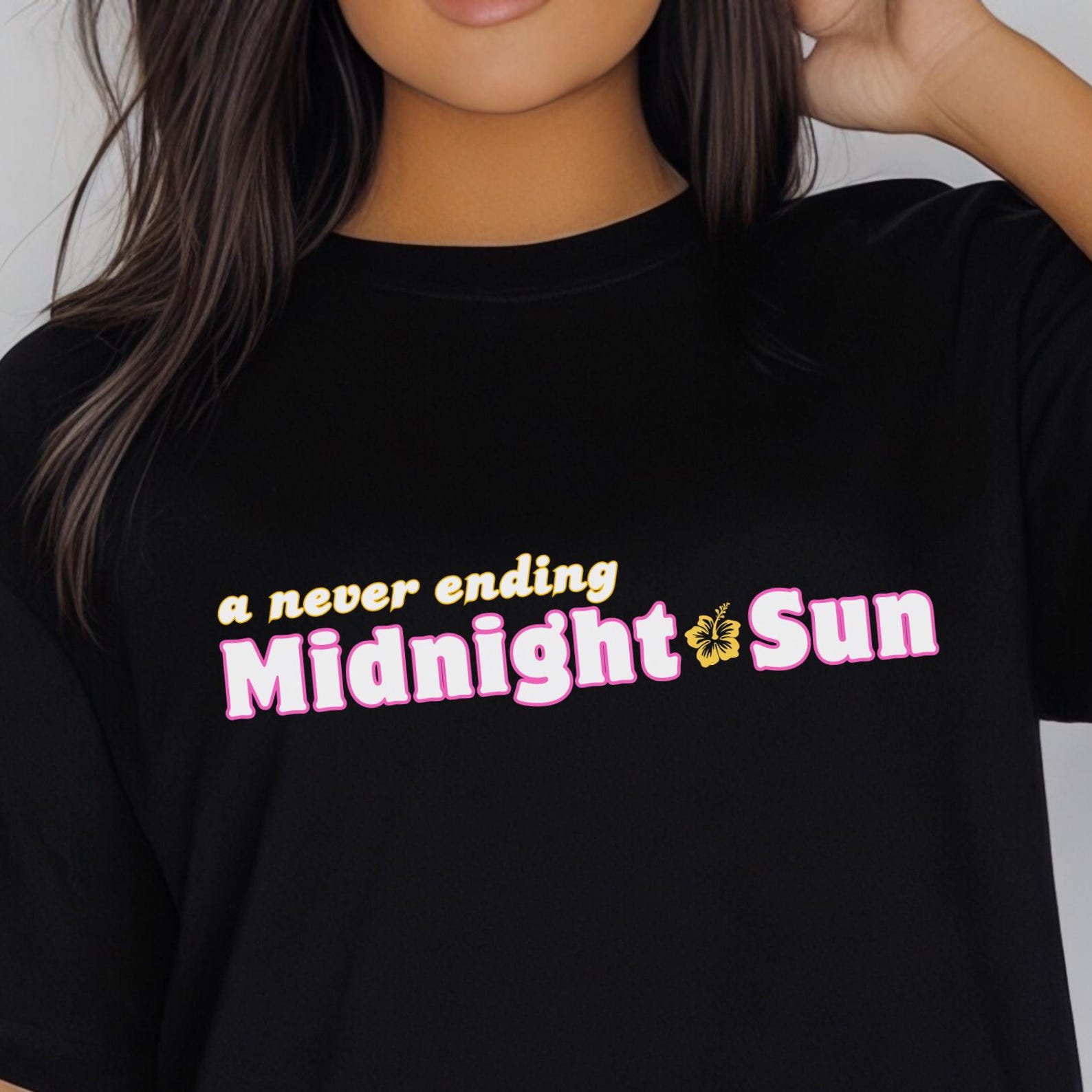 Never Ending Midnight Sun, Zara Larsson Unisex Cotton Tee, Zara Tour, Concert T-Shirt Merch, Zara Larsson Fan Gift, Poster Girl, Lush Life L