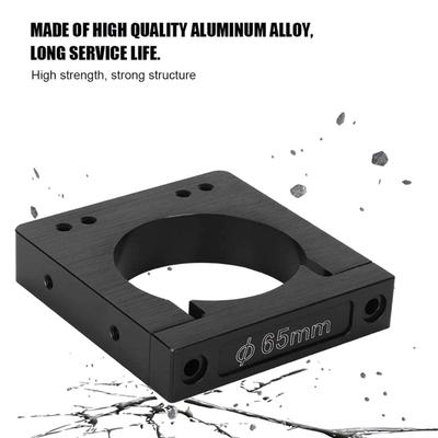 Spindle Motor Holder CNC Motor Bracket 52/65/80mm Aluminum Shaft Spindle Motor Mount Kit for CNC Router Engraver