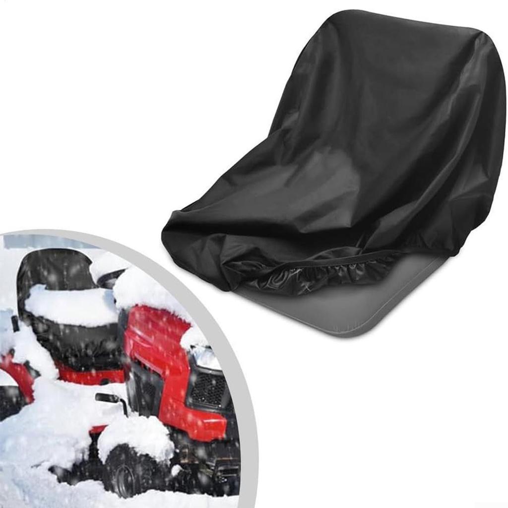 Lawn Mower Seat Cover Waterproof Riding Lawn Mower Seat Protector Tractor Part Full Coverage Protection for Garden Field Lawn