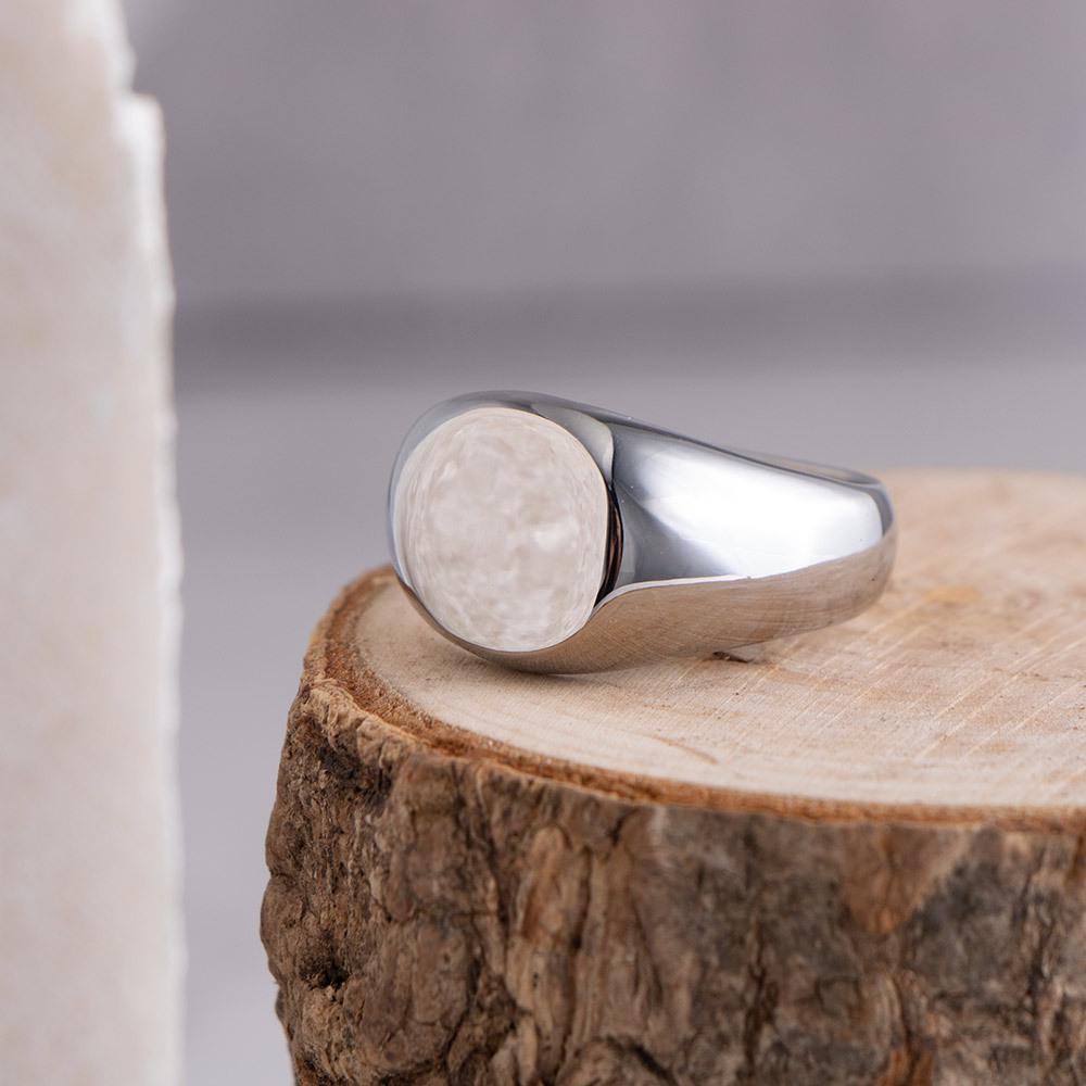 

Round Flat Titanium Steel Fashion Ring - SA425 US Size 7