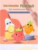 Musical Plush Toy: Strawberry, Banana & Carrot – Interactive Parent-Child Play Piano