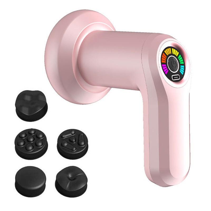 Body Massager, Home Massage Stick With 5 Massage Heads, Convenient Fat Pusher, Wireless Charging, Handheld Whole Body Kneading