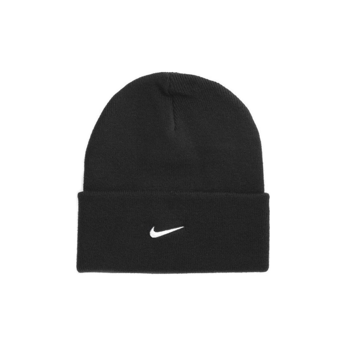 Nike Logo Polyester Knitted Beanie Casual Knit Hat One Size