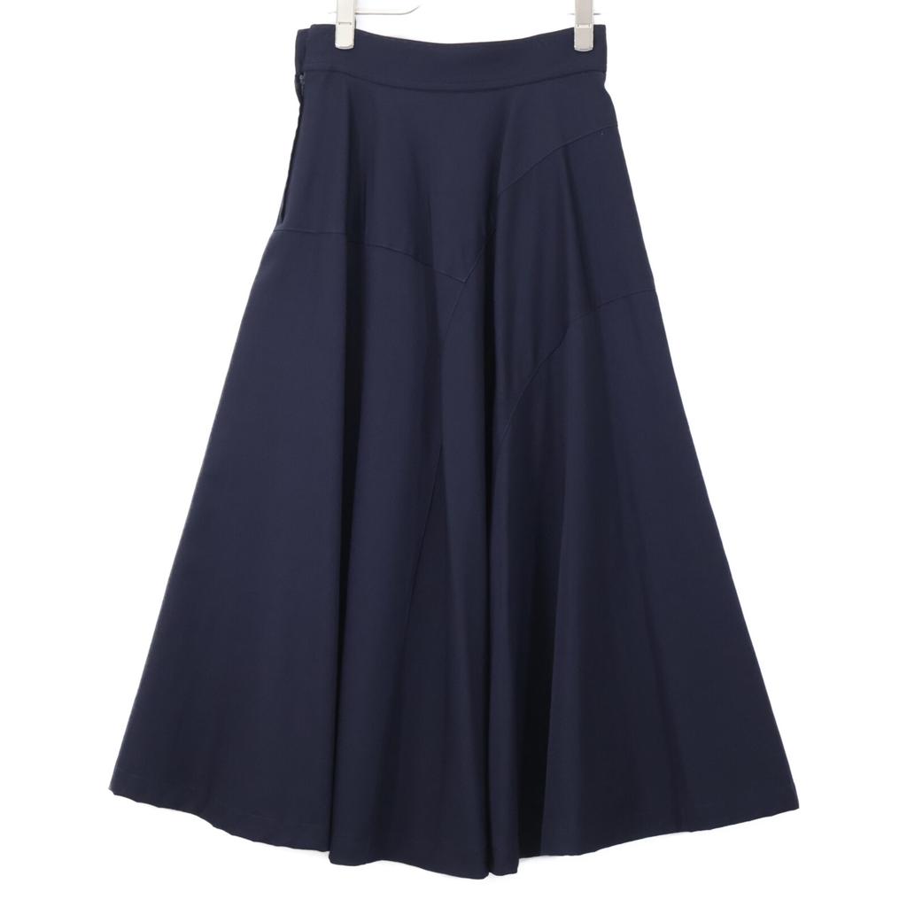tricotCOMMEdesGARCONS Navy TS-11001M 100% Wool Skirt Skirt M NavyUsed