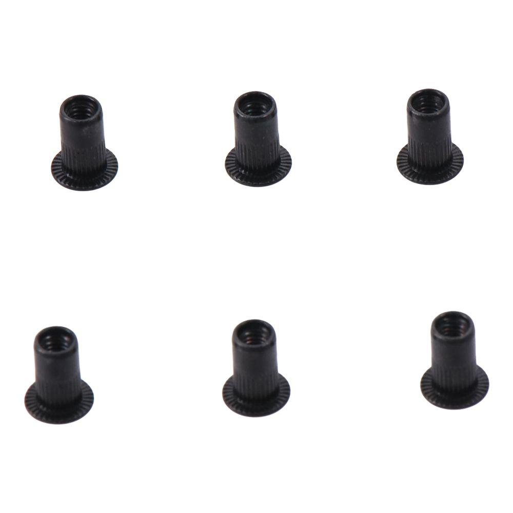 20Pcs M3 M4 M5 M6 M8 M10 M12 Rivet Nuts Carbon Steel Zinc-Plated Flat Head Insert Rivnuts