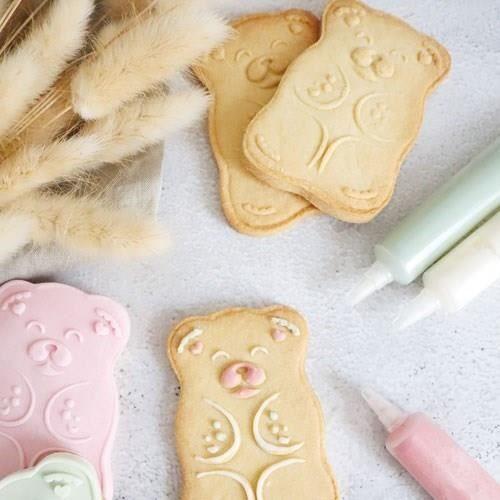 Kit découpoir et embosseur bois - SCRAPCOOKING - Forme ourson