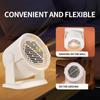 Air Heater Portable Small Heater Electric Home Office Thermostat Fast Heating Low Noise and Quiet Rotatable Angle Desktop Fan