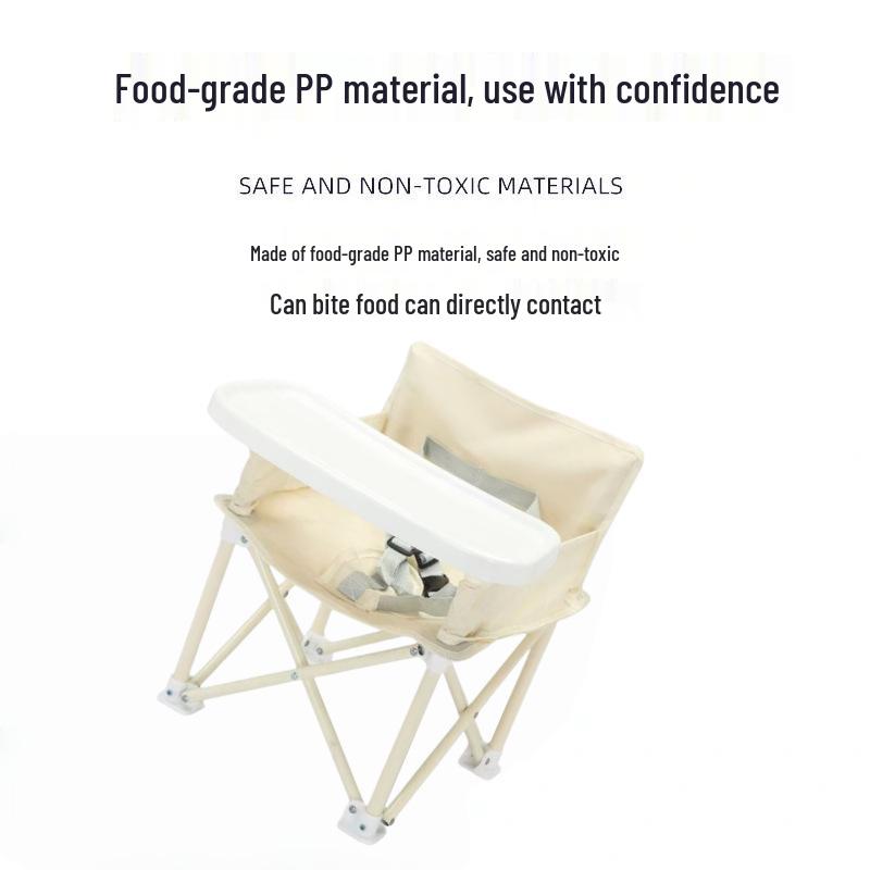 Tragbarer Faltbarer Kinderhochstuhl zum Essen und Reisen