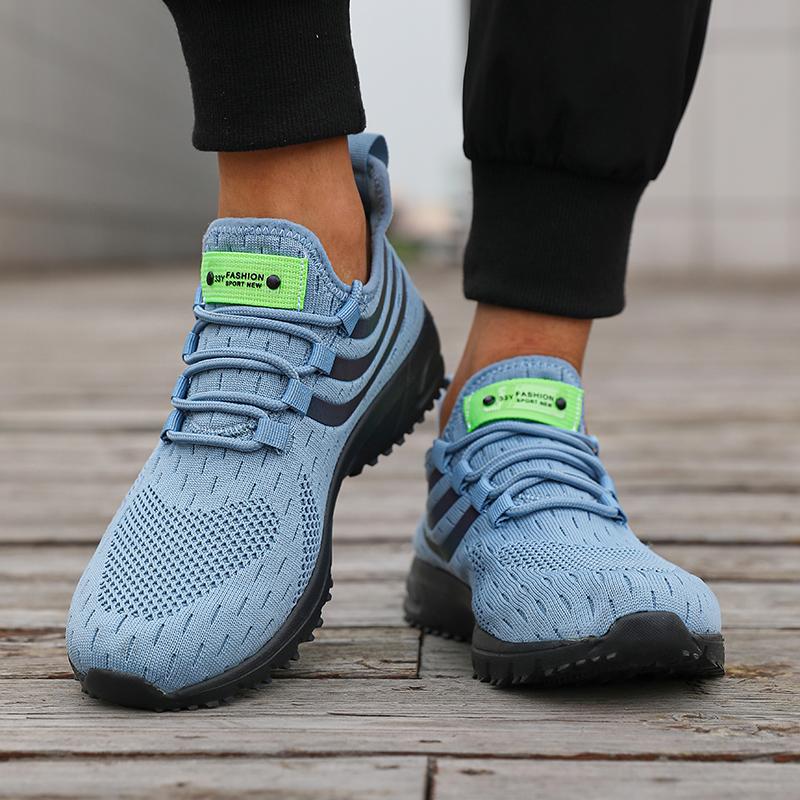 Mode Herren Sneaker Neu Original Sportlich Leicht Anti-Rutsch Laufschuhe Schnürschuhe Vulkanisierte Schuhe Bequeme Outdoor Wanderschuhe Mesh-Schuhe