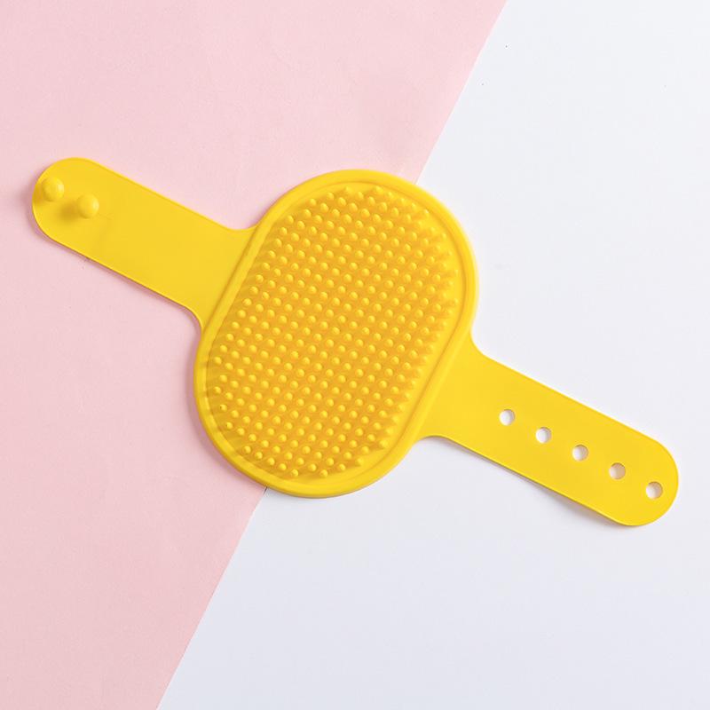 

Силиконовая перчатка для ухода за домашними животными: Регулируемая чесалка от зуда и массажная щетка для собак и кошек