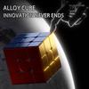 Sengso Metal Speed Cube 3X3X3 Alloy Phantom Colour Stickerless Magnetic Magic Cube Professional Competition Kid Educational Toys