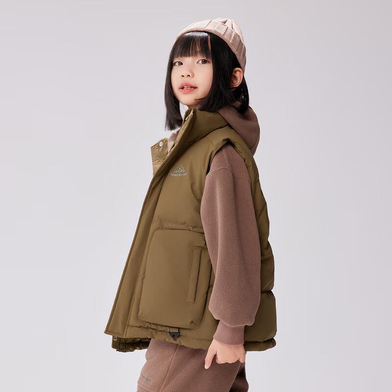 Детский унисекс зимний пуховый жилет EBAER 140