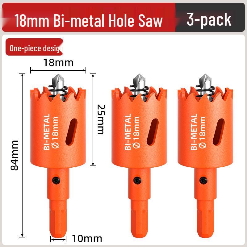 Pânză de găurit bimetalică pentru prelucrarea lemnului: Burghiu pentru Lemn, Gips-carton, Metal, Plastic și PVC - Măritor Găuri pentru Spoturi Încasetate 75mm.