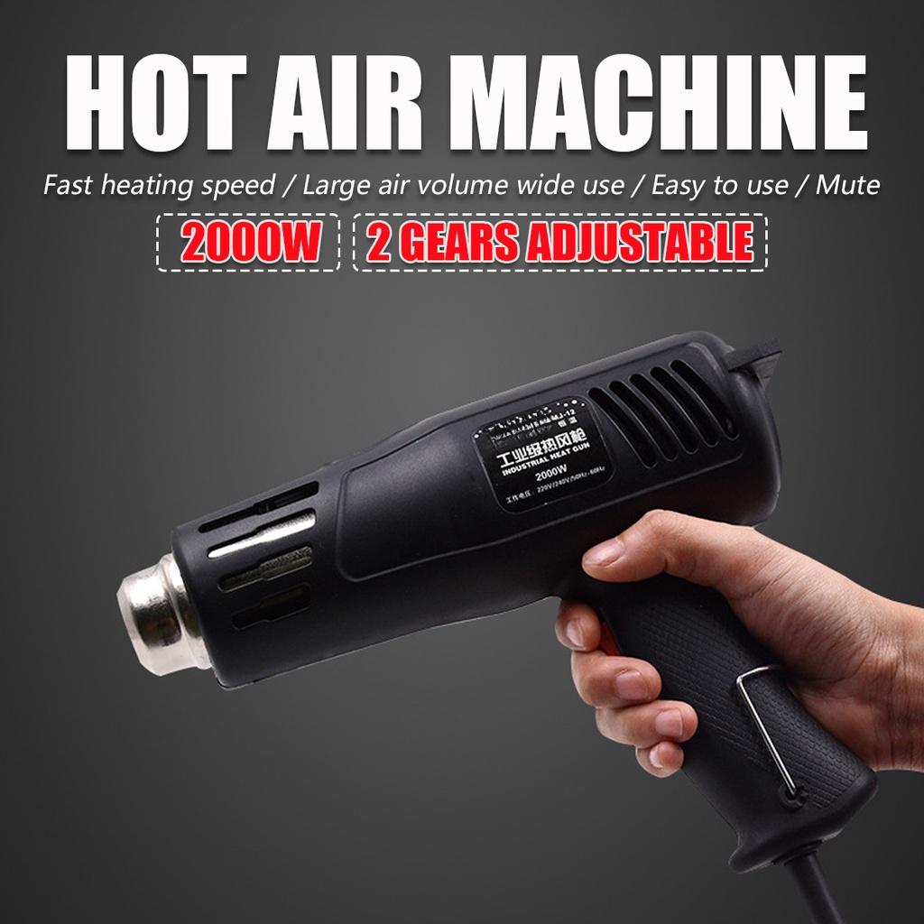2000W Electric Hair Dryer with LCD Screen for Soldering