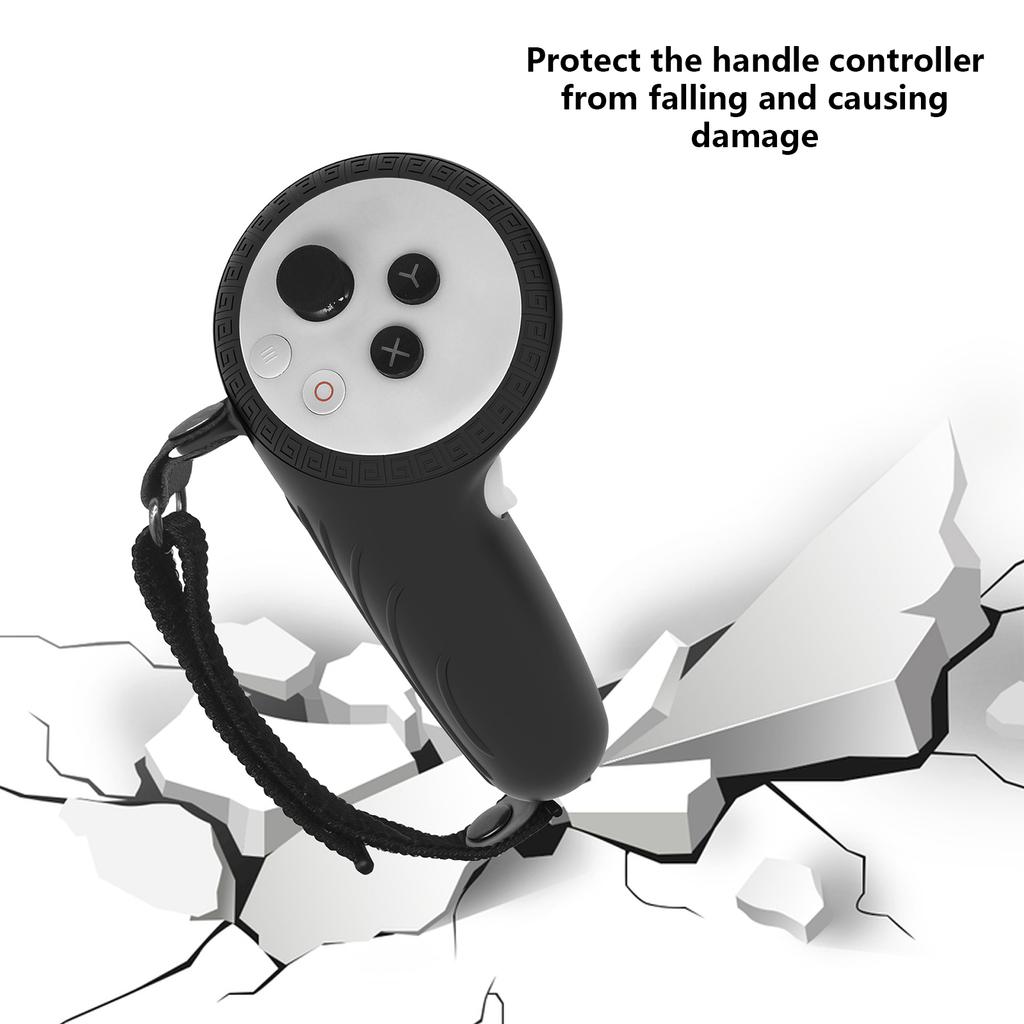1 Paar VR-Controller-Silikon-Schutzhülle für Pico 4 Ultra. Verbessert Griffigkeit und Komfort. Leicht zu reinigende Griffhülle.