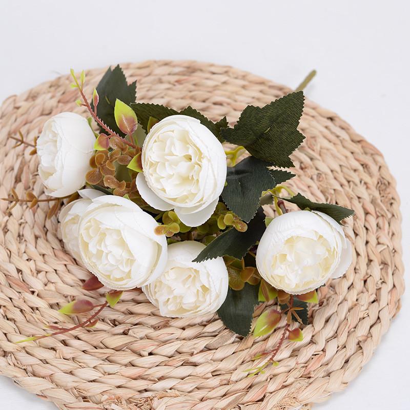 

Peony Flower Fake Plant With Injection Technique For Elegant Home And Event Decor