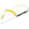 Uxcell Surface Thermocouple Temperature Probe Stainless 3x175 Pointed K-Type Sensor, Steel, -58-1112°F (-50-600°C), 1.7 M, Mm,