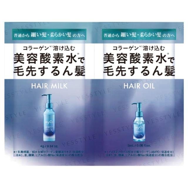 

BEAUTE DE MODE - myO2 Water Coat Hair Milk & Hair Oil Sleek Moist Trial Set 4g+2ml