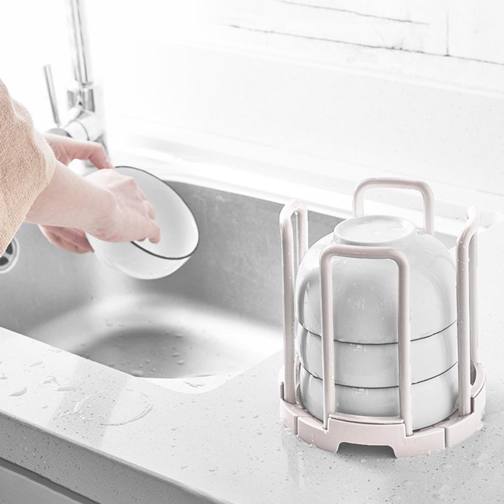 Creative Retractable  Storage Bowl Rack Kitchen Cup Holder  Rack