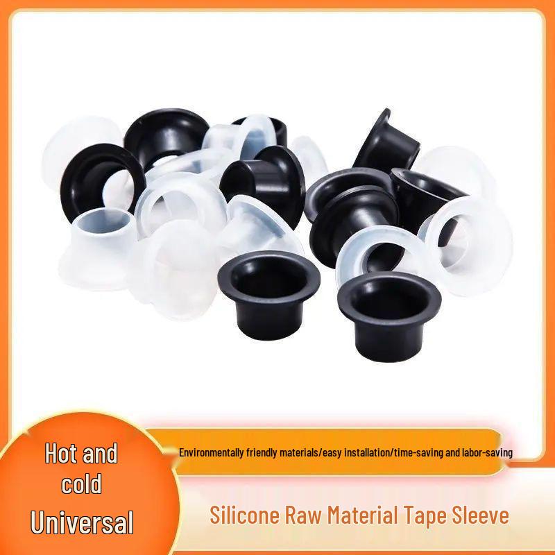 Install a Silicone Gasket Four-point Washer Faucet To Replace the Triangle Valve's Waterproof Rubber Sealing Ring.