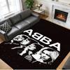 ABBA Druck Kristall Samt Plüsch Teppich Anti?Slip-Verschleiß?Robuster Bodenbelag Teppich für Innenbereich Haushalt Heimdekoration