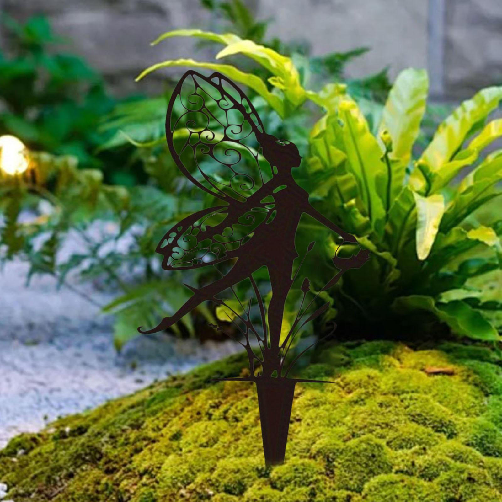 

Статуетки феї. Статуэтки. Садові кілки. Декор. Залізна грибоподібна форма, вуличний орнамент.