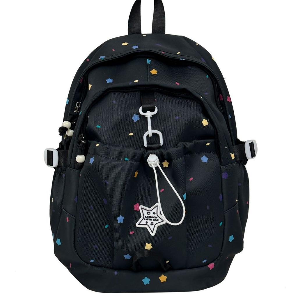 Schoolbag Japanese Ins Style High Value Backpack Junior High School Student Schoolbag Casual Small Fresh Star Multi-compartment Backpack
