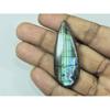 20X52X05MM Natural Purple Spectrolite Labradorite Pear Cabochon Gemstone G-34