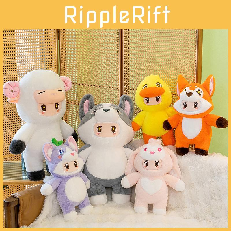 Meng Cute Star Cartoon Little Red Fox Cross Dressing Husky Game Toys Plush