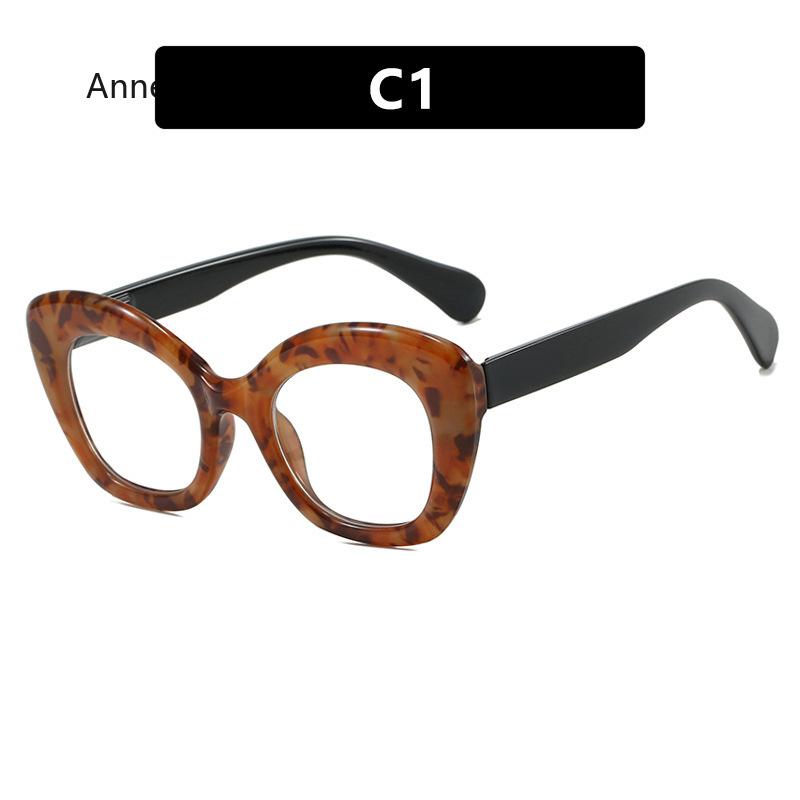 

New Anti Blue Light Glasses Color Blocked Personalized European American Fashion Glasses Frame Men s Women s gafas