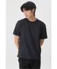 Brenwood [Very Comfortable] Seersack Round Neck T-Shirt Brtam26951Gyx